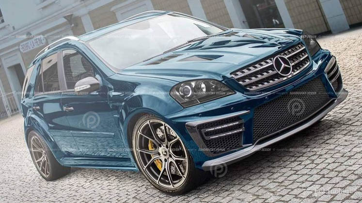 Widebody kit passend für Mercedes-Benz ML W164 - PO Tuning performance look